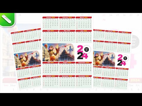Ram Mandir Calendar Design in CorelDraw | Tutorial – Ram Mandir Calendar ka Design kese banaye [Video]
