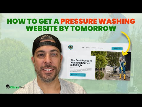 Pressure Washing Websites | Power Washing Website Design | Web Design for Exterior Cleaning Service [Video]