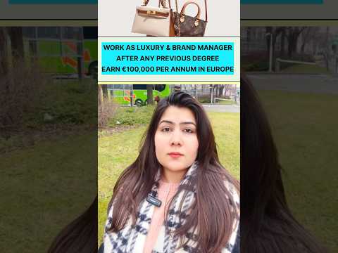 Work as luxury and brand manager after one year master course from Paris school of business [Video]