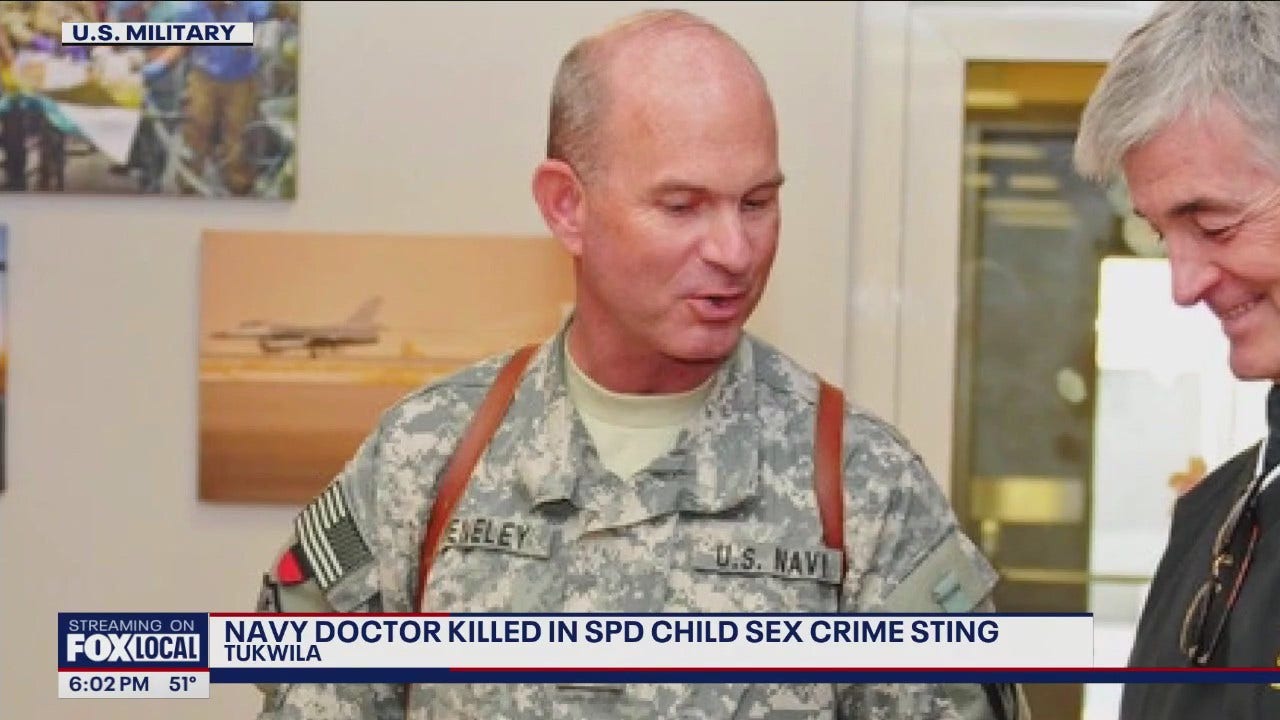 Navy doctor killed in SPD child sex crime sting [Video]