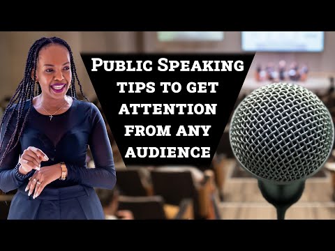 Public speaking tips to get attention from any audience [Video]