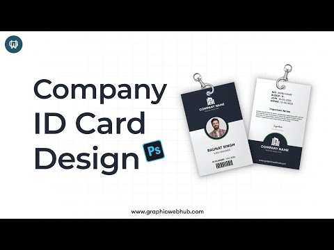 Company ID Card Design in Photoshop | Graphic [Video]