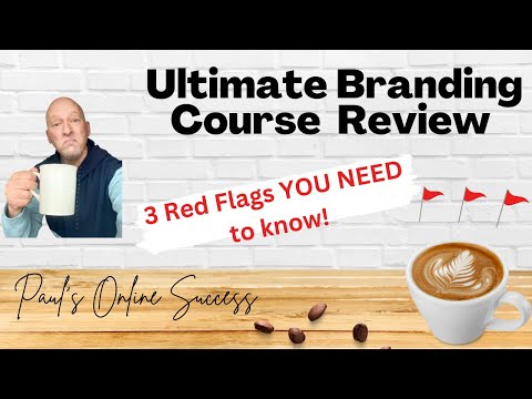 Ultimate Branding Course Review. 🚩3 Red Flags about this Master Resell Rights(MRR) course!🚩 [Video]
