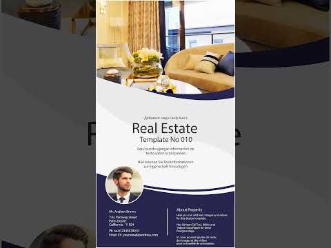 Digital Flyer Design for Realtor – Real Estate Digital Marketing 01 [Video]
