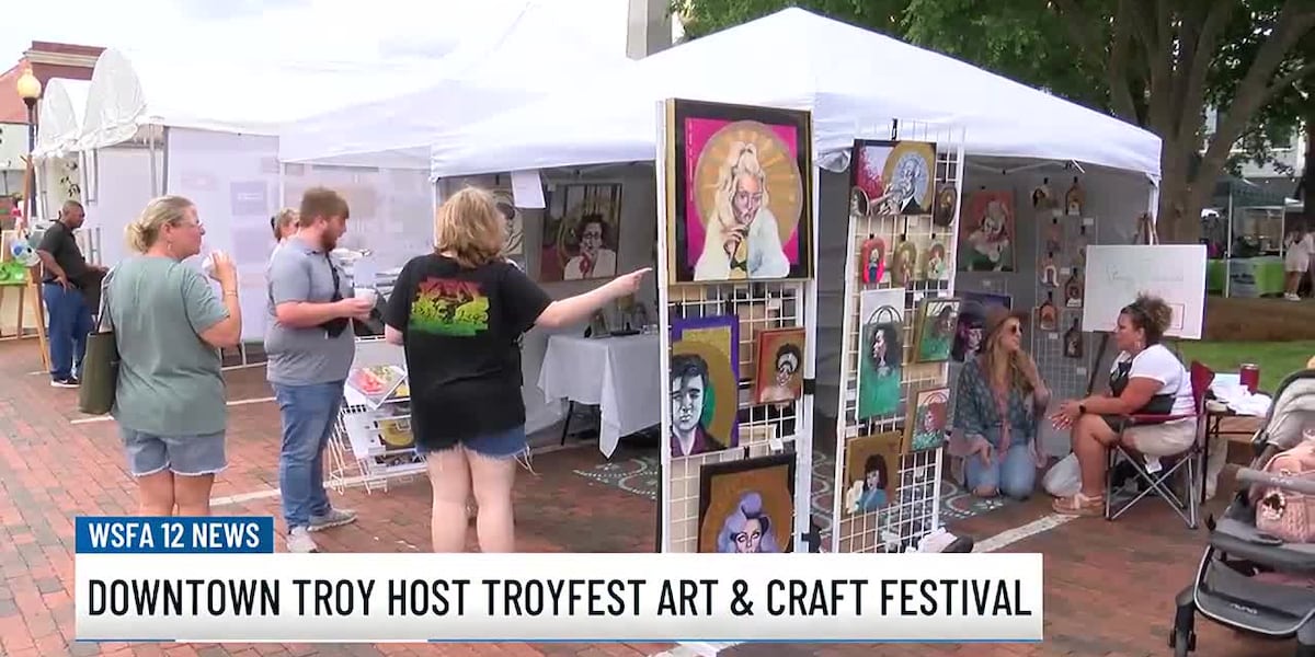 Downtown Troy hosts TroyFest Arts & Crafts Festival [Video]