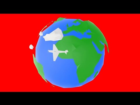Earth Rotation 🌎 | Free 3D Motion Graphics | green screen showcase [Video]