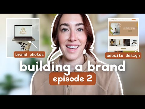 Building a brand from SCRATCH ep 2 (web design and brand photos) [Video]