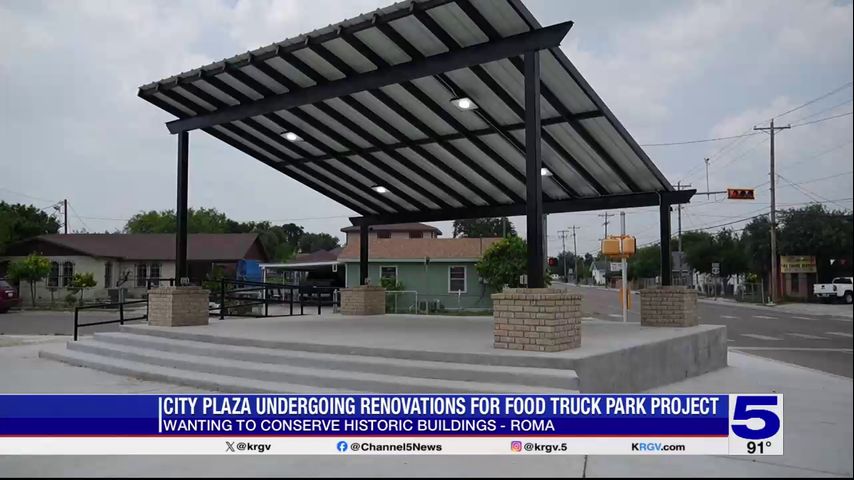 City of Roma working to renovate plaza into food truck park [Video]