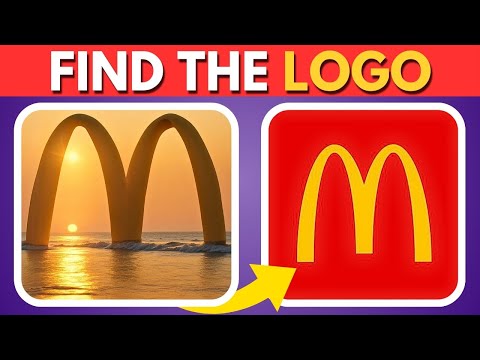 🎯 Can You See The Hidden Brand Logo ❓ Can You Get 50/50 🤔 Food & Drink Brand Logo Illusion Quiz [Video]