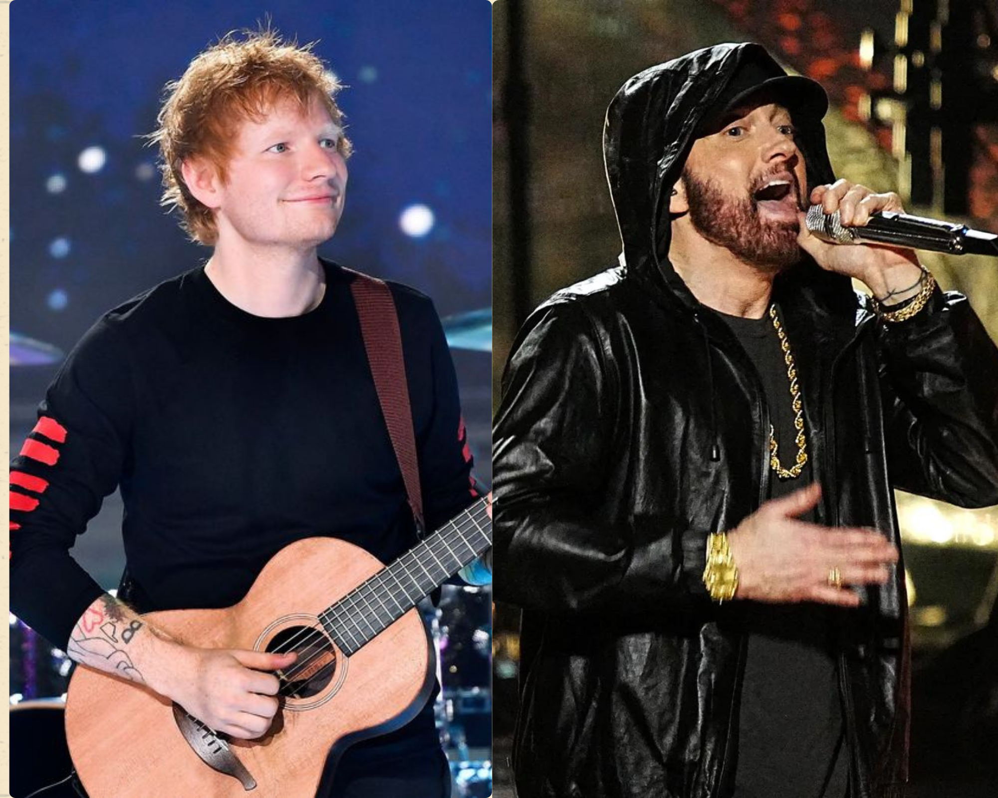 Ed Sheeran Reveals 4 Tracks with Eminem, 1 Possibly on New Album! [Video]