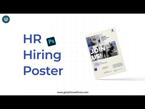 HR Hiring Poster Design In Photoshop | Designer [Video]