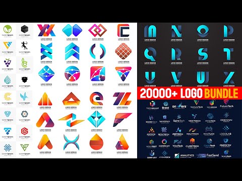 Exclusive: 2000+ Logo Designs for Free download. logo design bundle free 2024 [Video]