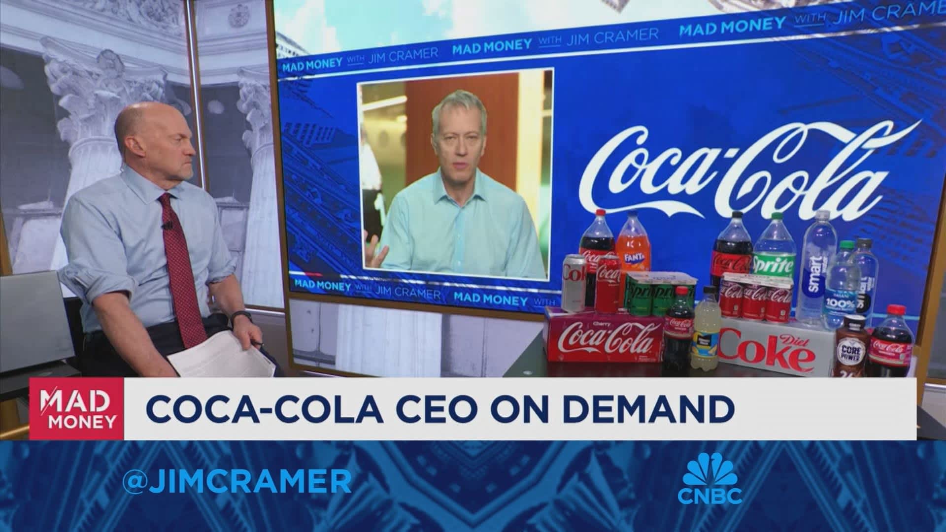 Watch Jim Cramer’s full interview with Coca-Cola CEO James Quincey [Video]