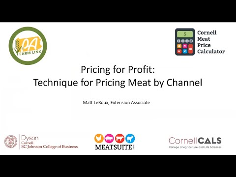 Pricing for Profit: Technique for Pricing Meat by Channel with Matt LeRoux [Video]