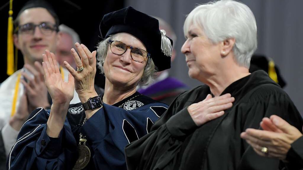 Gail Miller tells USU graduates to ‘lead with love’ [Video]