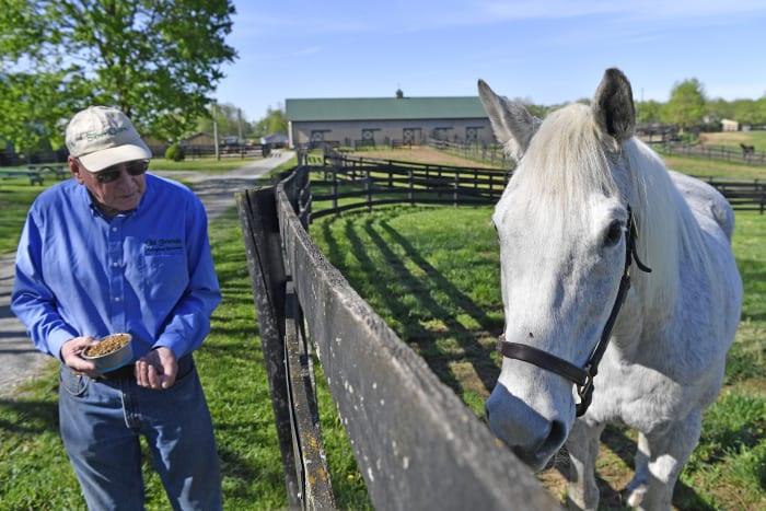For ex-Derby winner Silver Charm, it’s a life of leisure and Old Friends at Kentucky retirement farm [Video]