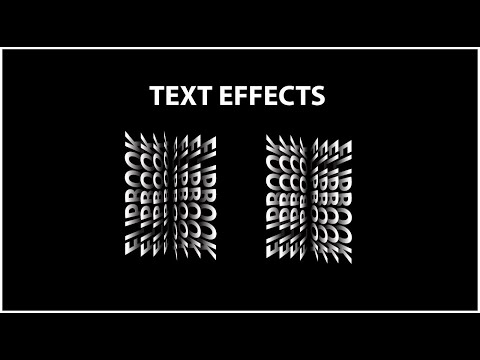 How To Create Flip Text Effects in Adobe Illustrator | Blending, Reflect & Gradient | Graphic Design [Video]