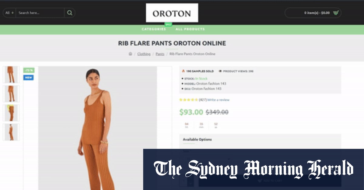 Scam websites targeting shoppers of Australian brands with cheap deals [Video]