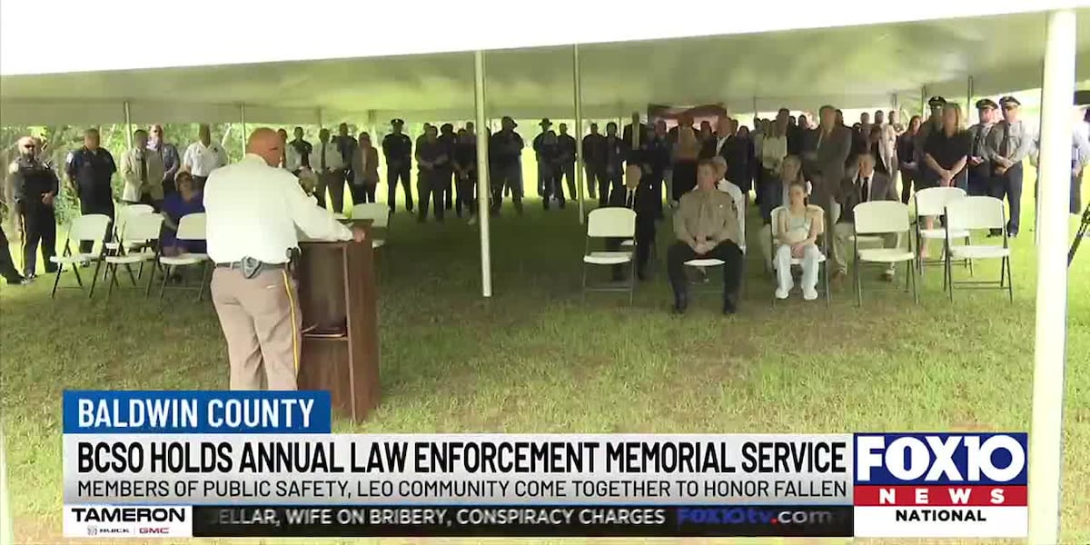 BCSO holds annual Law Enforcement Memorial Service in Robertsdale [Video]
