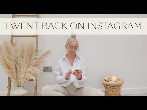 Back on Instagram after 2 years | Social Media Boundaries + Mental Health Tips [Video]