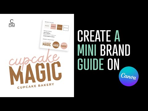 HOW I WOULD MAKE A MINI BRAND GUIDE ON CANVA [2024] [Video]