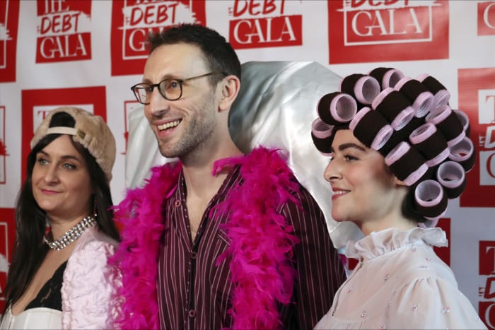 Inspired by the Met, ‘sleeping baddies’ tackle medical debt at the Debt Gala’s pajama party [Video]