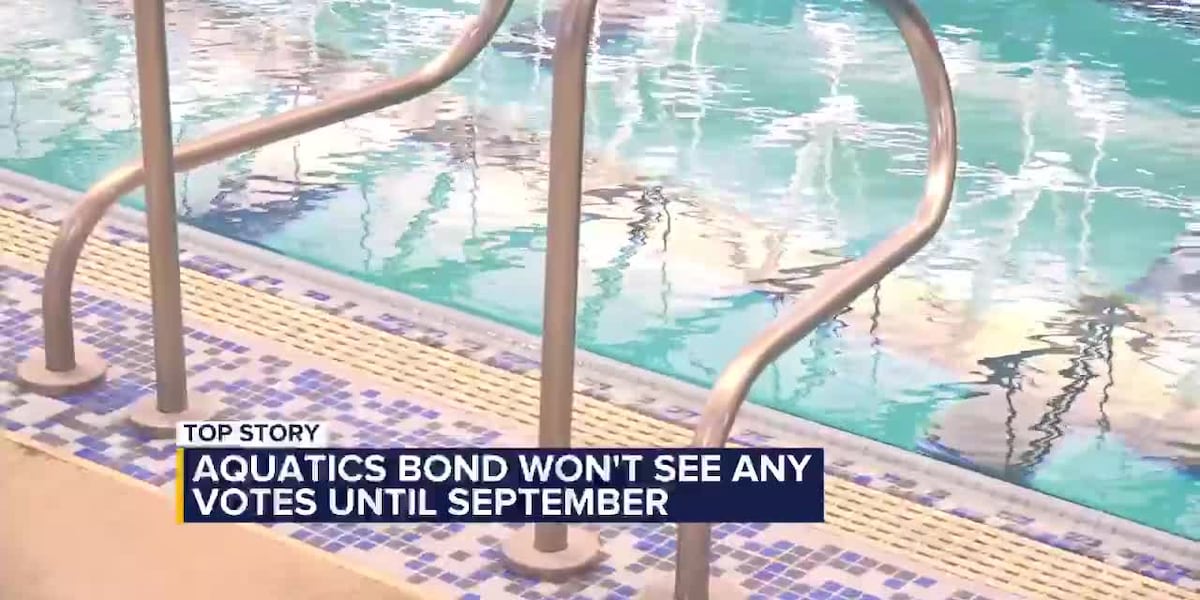 Aquatic bond won’t see any votes until September [Video]