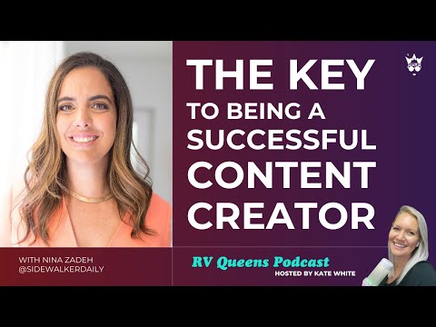 🔑 The KEY to being a successful content creator with Nina Zadeh @SidewalkerDaily [Video]
