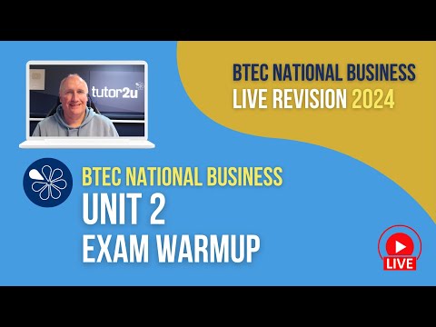 Unit 2 (Marketing Campaign) Exam Warmup | BTEC National Business 2024 [Video]