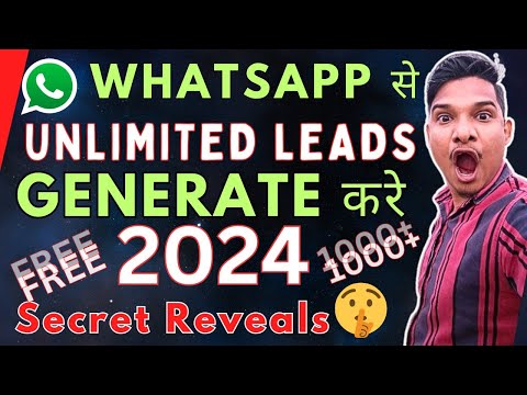 Whatsapp Se Lead Kaise Generate Karen | Lead Generation 2024 | Digital Harish 07 [Video]