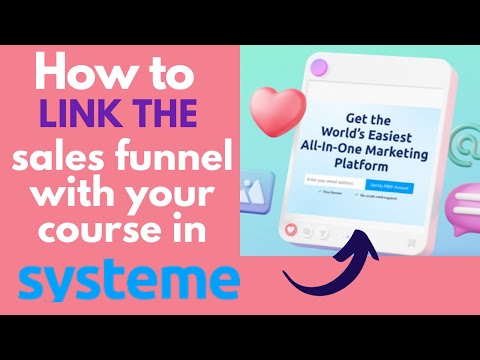 How to link the sales funnel with your course in Systeme io [Video]