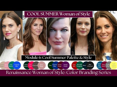 Cool Summer Woman of Style: Essential Color and Style Branding Tips [Video]