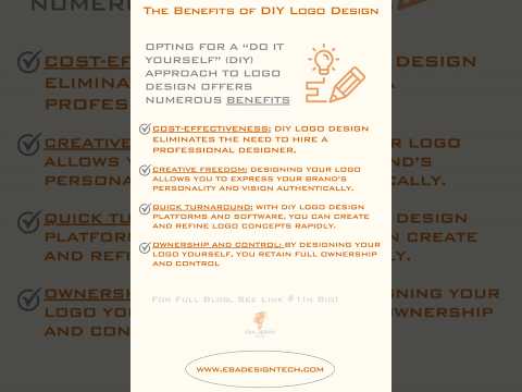 Benefits of DIY Logo Design [Video]