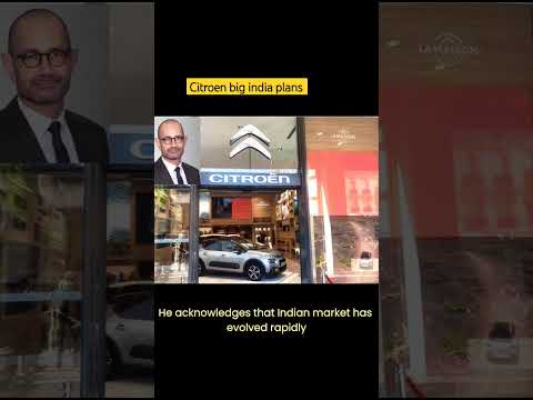 Citroen India’s Ambitious Plan: Target 1 Lakh Sales, Expand Network [Video]