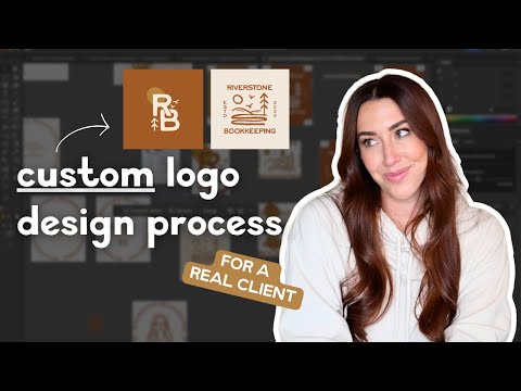 How I Design CUSTOM Logos (Adobe Illustrator and Procreate) [Video]
