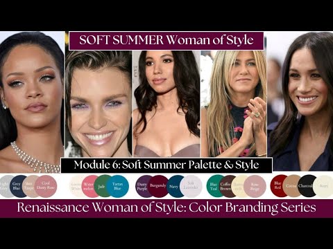 Discover Your Signature Look: Soft Summer Woman’s Color Palette, Branding & Styling Tips [Video]
