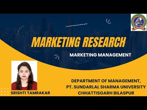 Marketing Research | Marketing Management | [Video]