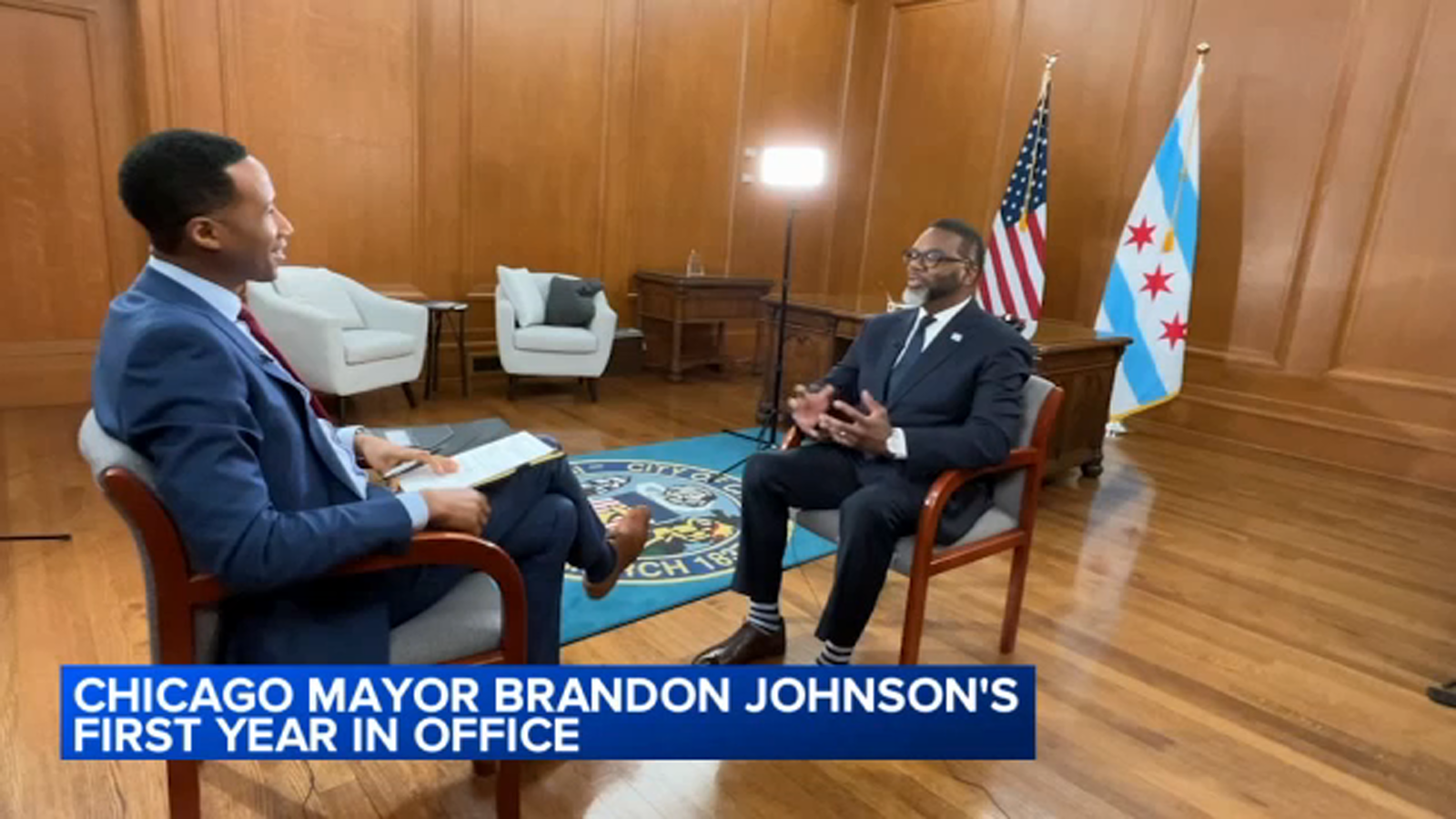 Brandon Johnson, Chicago mayor, evaluates first year in office during one-on-one interview with ABC7’s Terrell Brown [Video]