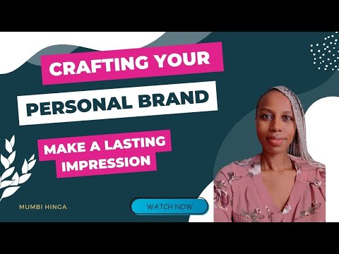 Crafting Your Personal Brand: Make a Lasting Impression as an Entrepreneur [Video]