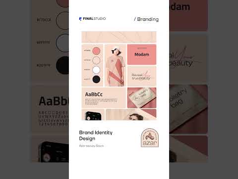Azar Beauty Salon | Visual Brand Identity design [Video]