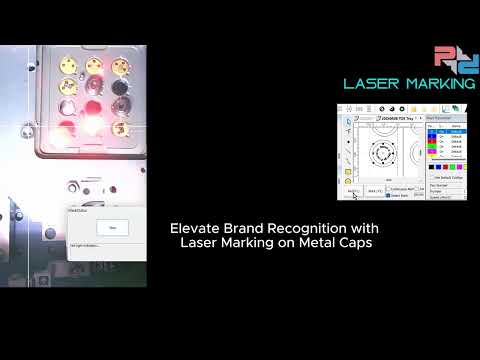 PXD Innovations: Elevate Brand Recognition with Laser Marking on Metal Caps! [Video]
