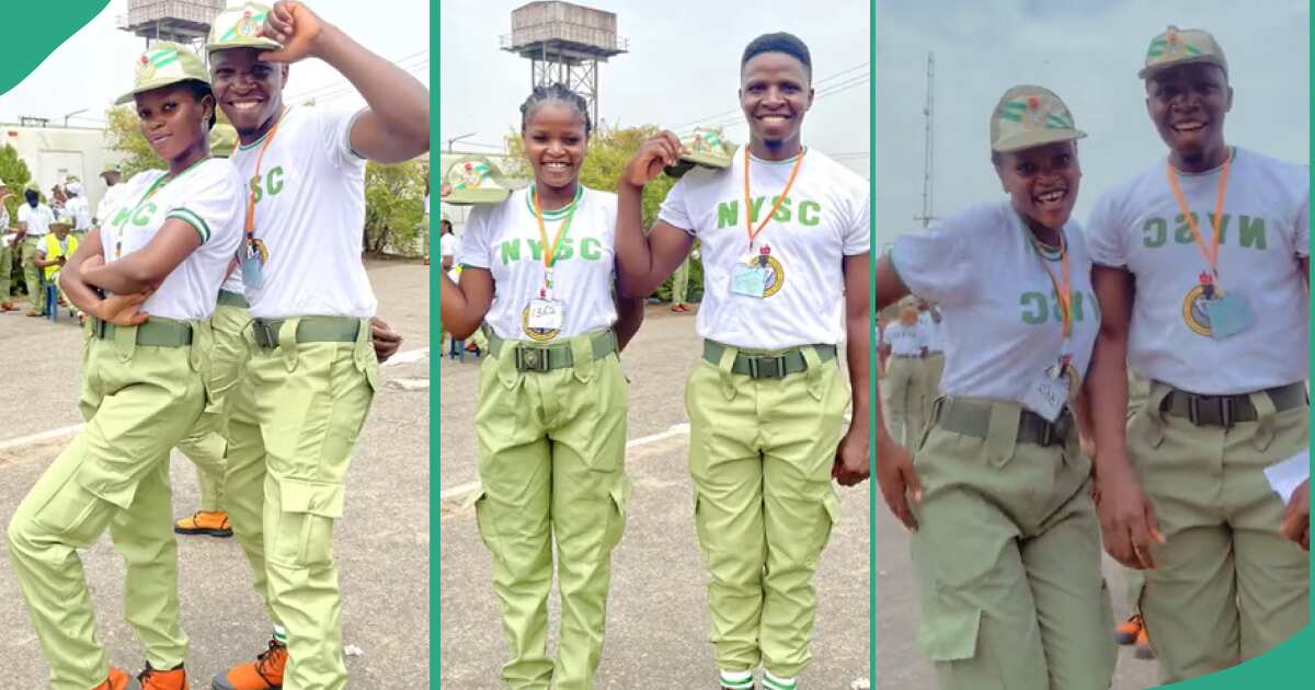 Lady and Her Husband Posted to The Same NYSC Orientation Camp Turn it Into Fun Event For 21 Days [Video]