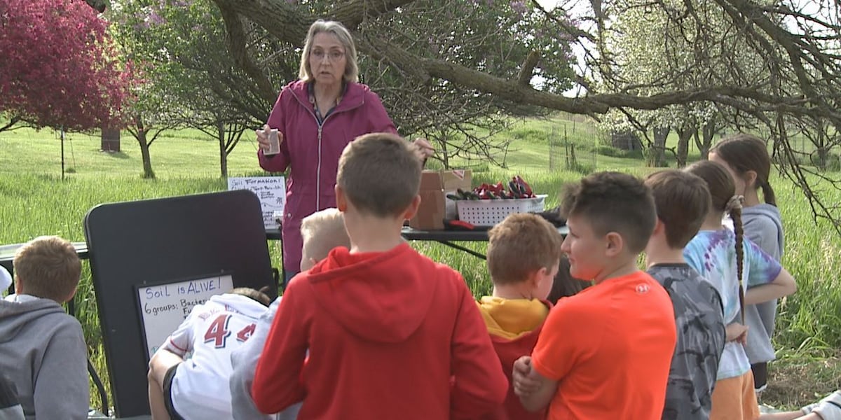 Retired soil conservationist gives back to area students, groups [Video]