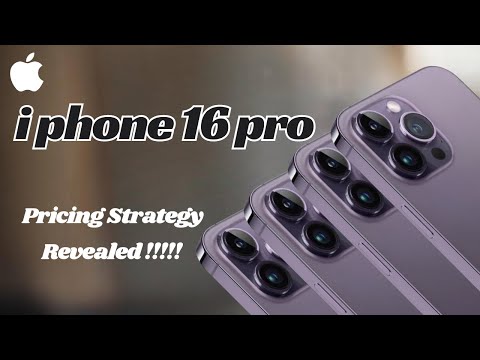 Apple’s Pricing Strategy for the iPhone 16 Revealed !!!!!!………. [Video]
