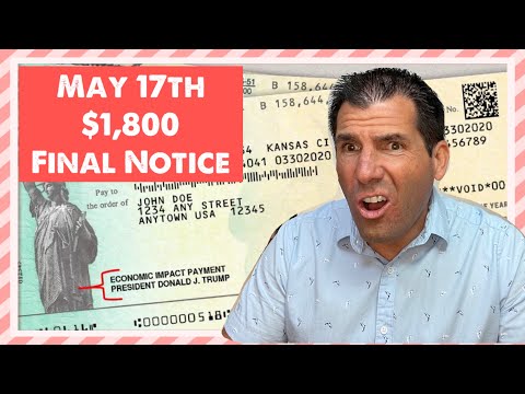 May 17th – $1,800 Worth of Stimulus Checks Going Away – Grab Them Now [Video]