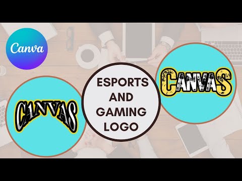 How to Create Esports and Gaming Logo in Canva [Video]