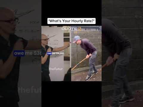 STOP Charging An Hourly Rate?! [Video]