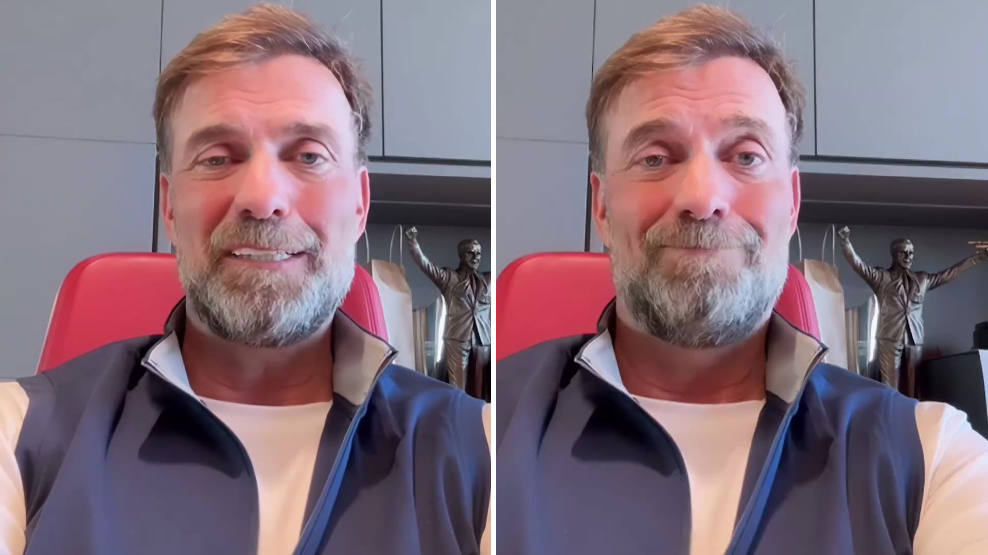 Jurgen Klopp joins Instagram to share sweet farewell video.. and includes subtle nod to first Liverpool press conference