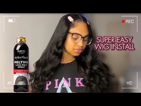 Easy Wig install | how to fix OVER PLUCKED hairline | Amazon wig review [Video]