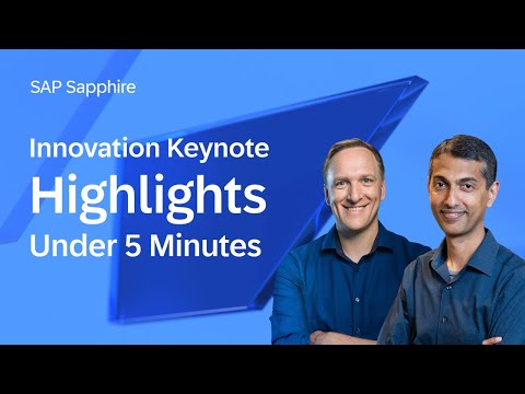 Innovation Keynote Highlights | SAP Sapphire 2024 [Video]